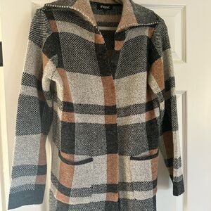 Papa Vancouver Wool Plaid Coat